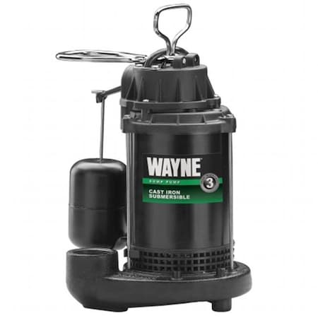 Wayne Water Systems Wayne Water Systems CDU800 0.5 HP Submersible Cast Iron & Steel Sump Pump CDU800